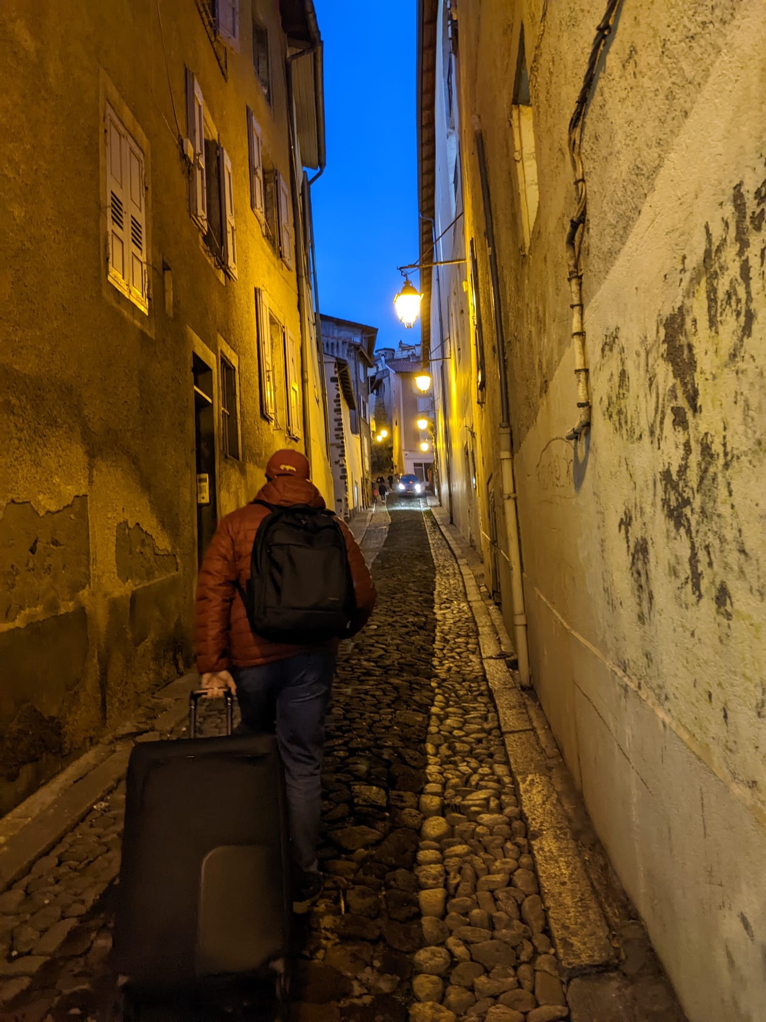 Walking through old town